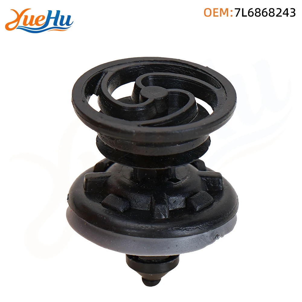 

YUEHU 20PCS 7L6868243 8mm Black Plastic Rivets Clips Bumper Fender Fastener for Audi 8679426 Compatible with Volkswagen