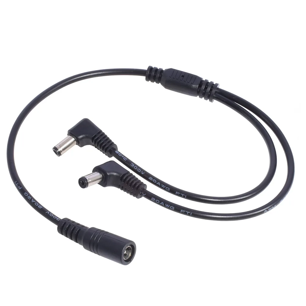 Bent 5521 One female to double male adapter cable 5.5 * 2.1 One in two monitoring power distribution wiring 50cm