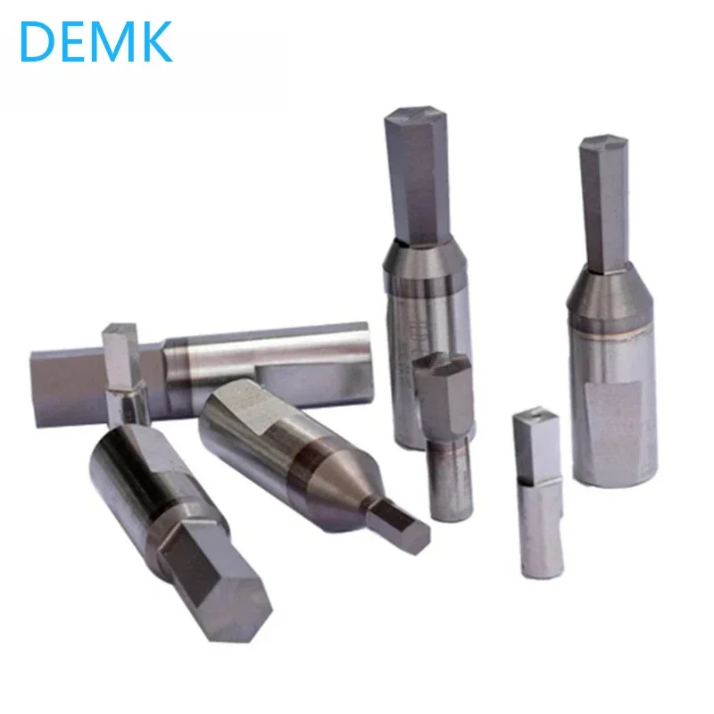 CNC High Speed Steel With Coated Hexagon Rotary Broach Punch Bit Punching Tool Holder Rotated Blanking Cutter Coating Alloy Head