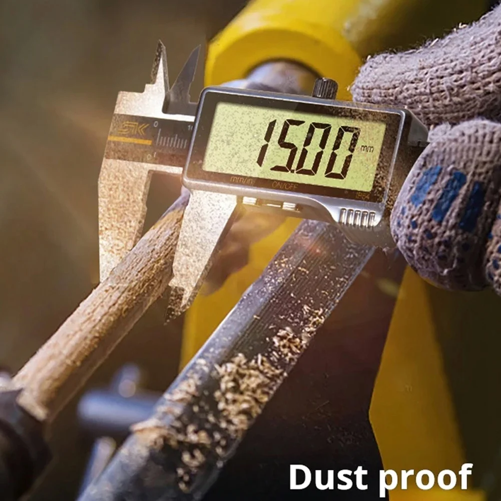 

AT21-IP54 Electronic Digital Display All-Metal Vernier Calipers 300Mm Stainless Steel HD Full Screen Caliper Measuring Tool