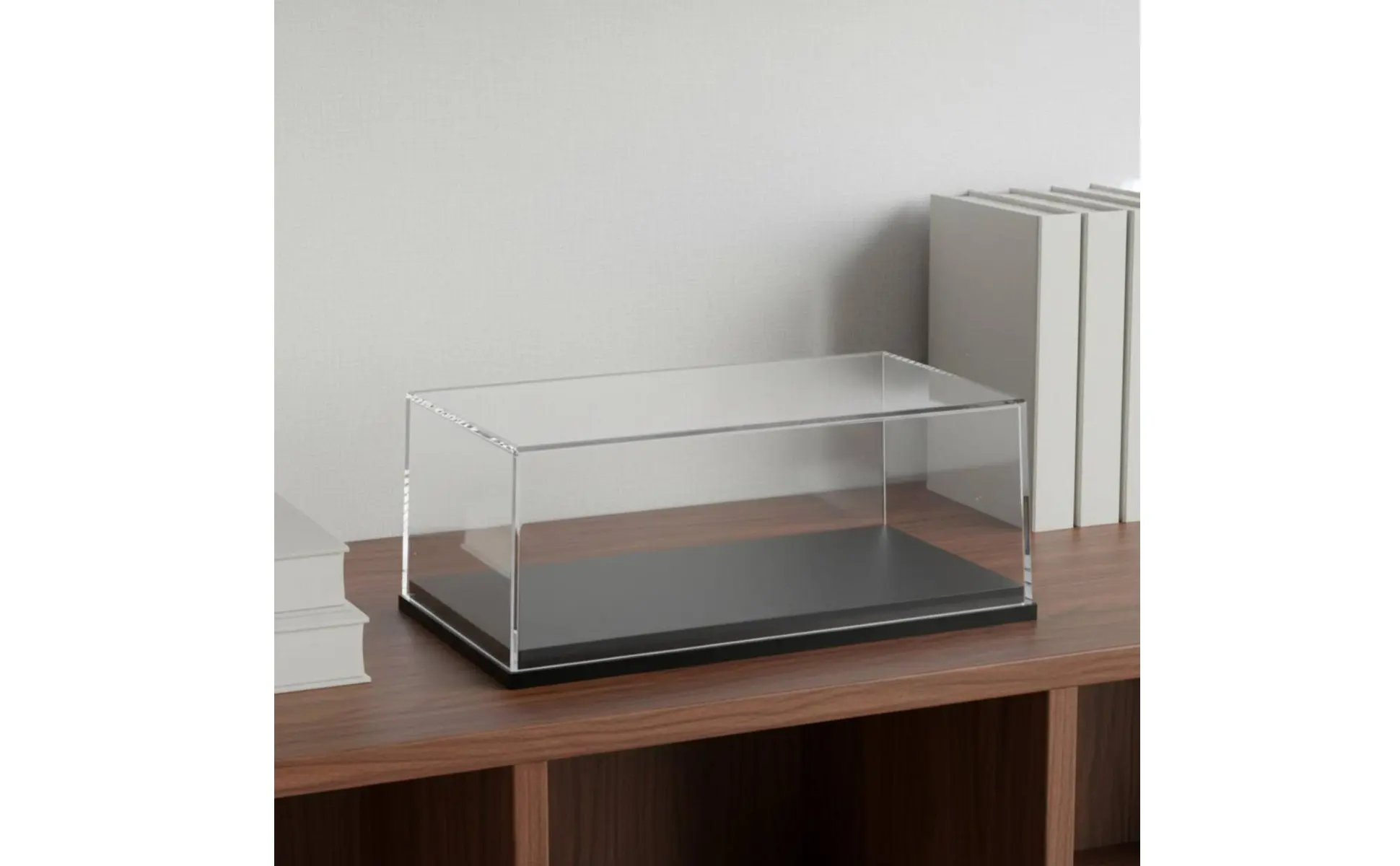 1:43 Car Display Case Dustproof Model Car Display Case Transparent Model Box Clear View Single Piece-Piece Molded for Desk