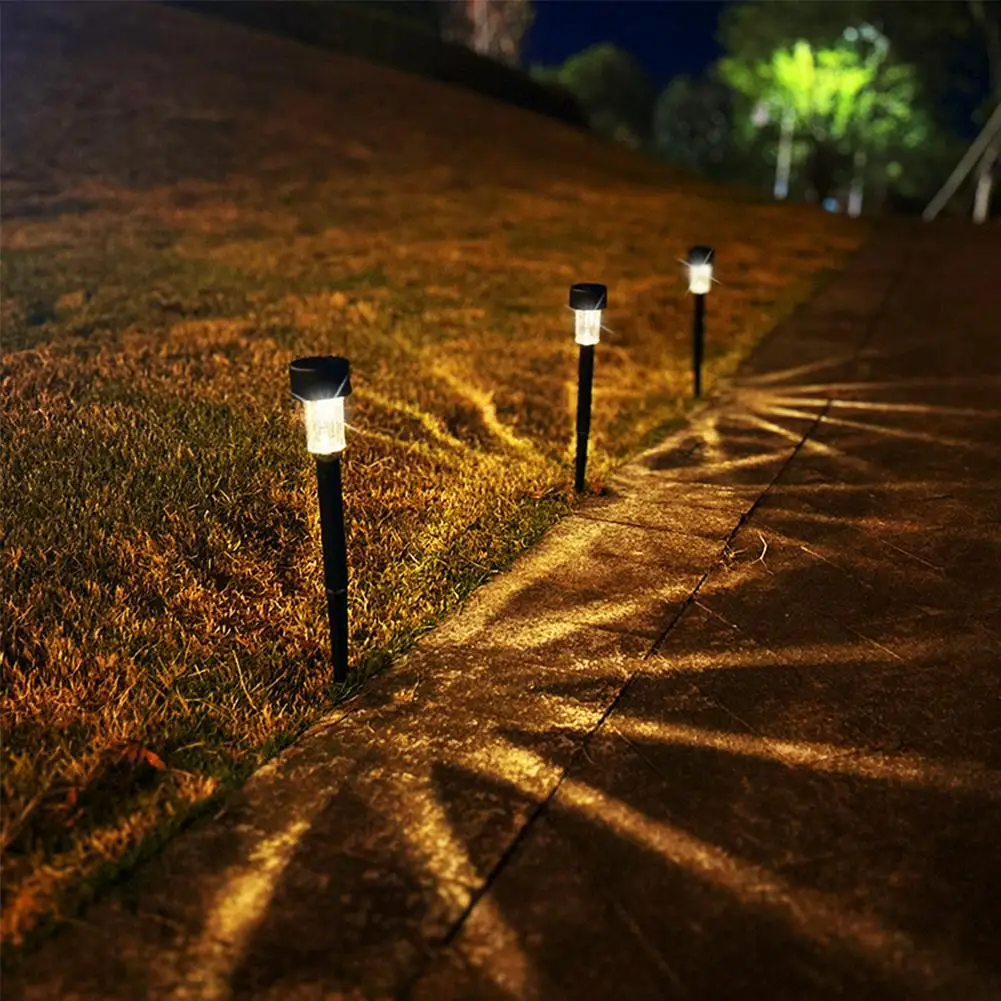 5PCS Outdoor Solar Rasen Lampen Wasserdichte Garten Lichter Led Solar Pathway Lichter Landschaft Lichter Hof Rasen Dekoration