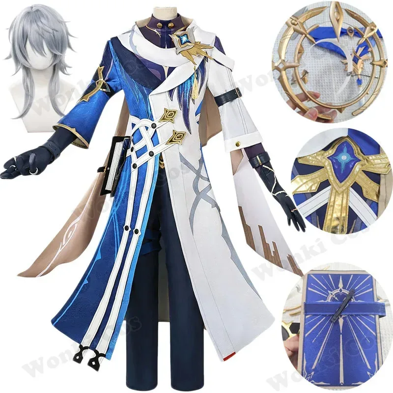 

Star Rail Sunday Harmony New Skin Cosplay Costume Sunday Wig Hair Cosplay for Men Role Play Party Outfits