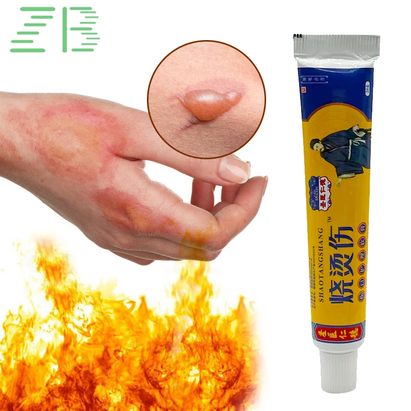 20g Scald Burn Cream Cooling Soothing Burns First Aid Wound Care Medicine Herbal Bacteriostatic Scald Burn Skin Care Cream