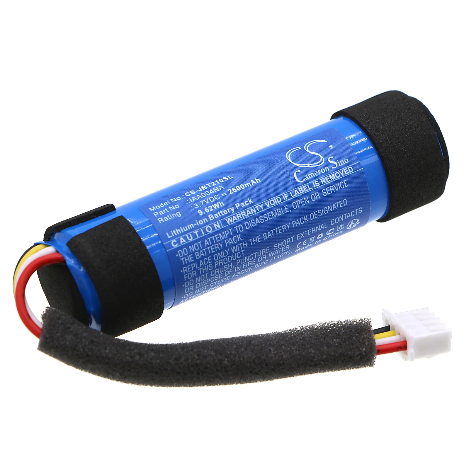 CS Replacement Battery For JBL Tuner 2 IAA004NA 2600mAh / 9.62Wh Vacuum