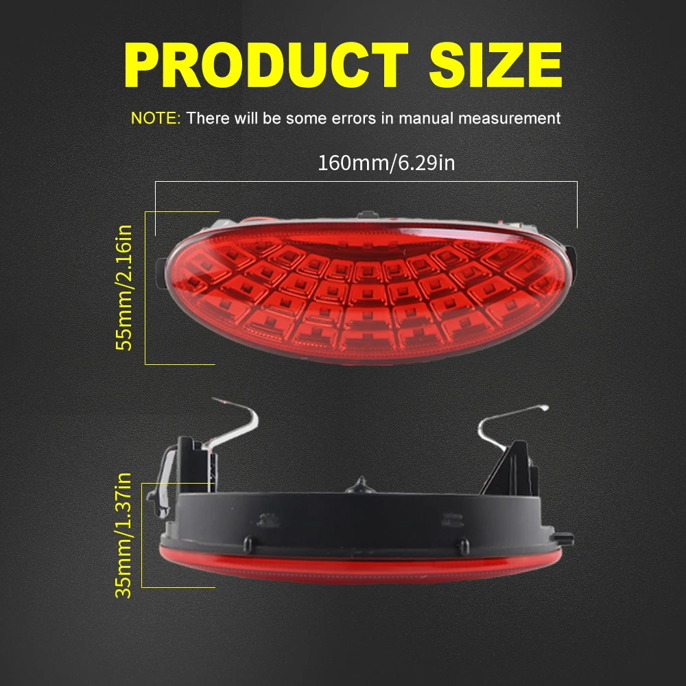 1 unidad de lámpara LED de advertencia de parada trasera de alto nivel, tercera luz de alerón de freno para Peugeot 206 CC SW GTi 2002-2006, accesorios OEM # :6351K5