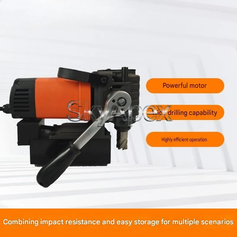 KCY-38DM 38SDM 55DM Small Horizontal Low-profile Base Steel Plate Core Drilling and Trepanning Magnetic Hollow Electric Drill