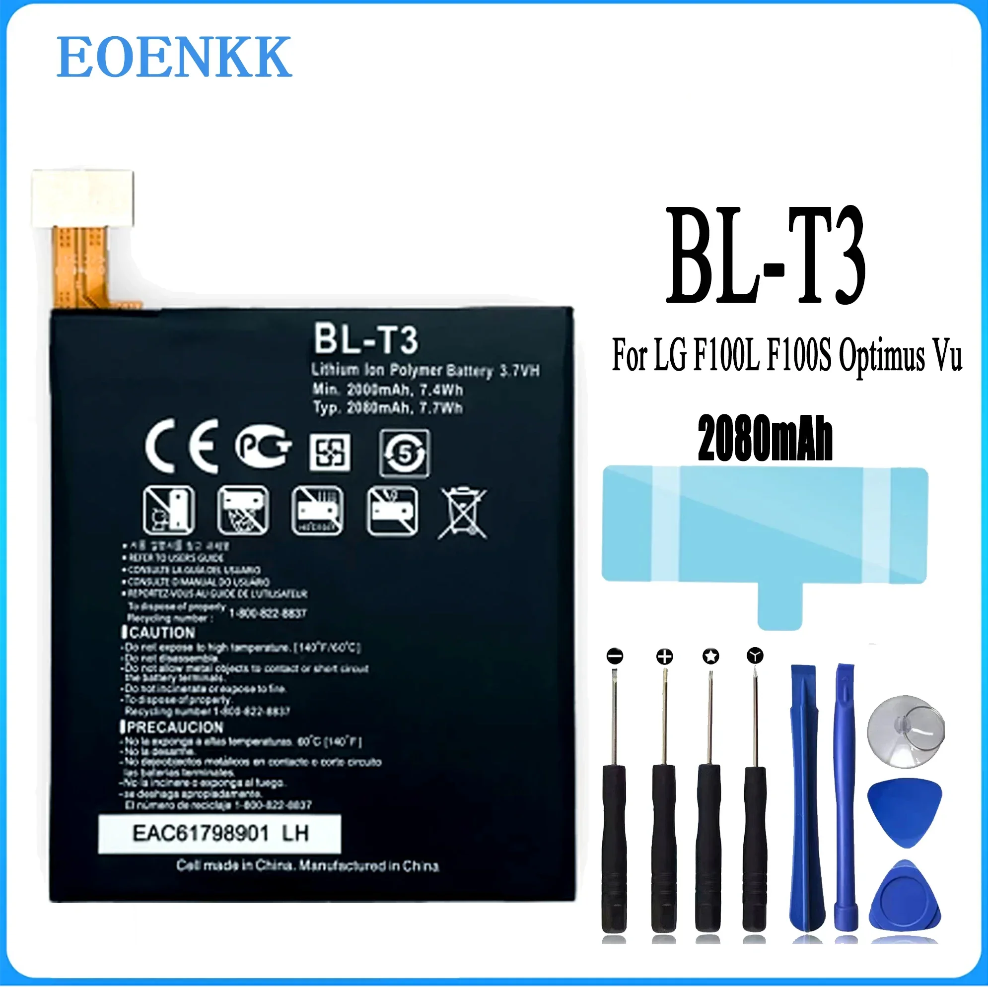 

BL-T3 T3 For LG Optimus VU F100 F100L F100S VS950 P895 Original Capacity Replacement Repair Part Mobile Phone Batteries