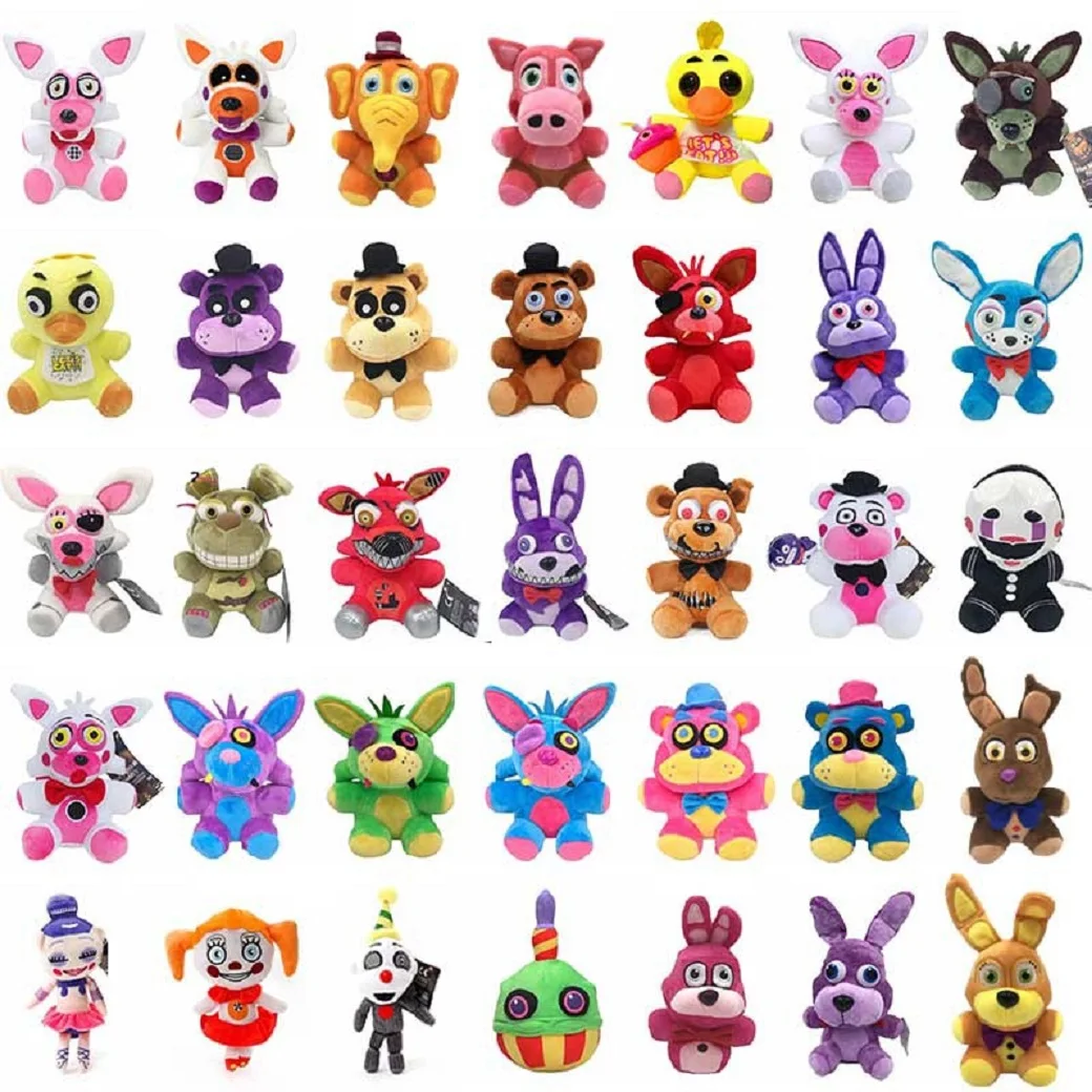 

FNAF Freddy's Plush Toy Stuffed & Plush Animals Bear Rabbit GameDoll 18 CM/31 CM Fnaf Birthday Christmas Toys For Kids