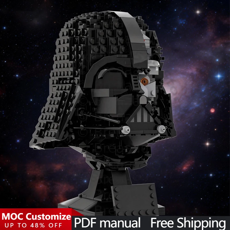 

979 PCS Popular Game Character Series Helmet Collection MOC Customize Modular Building Block Creative DIY Boy Festival Toy Gift
