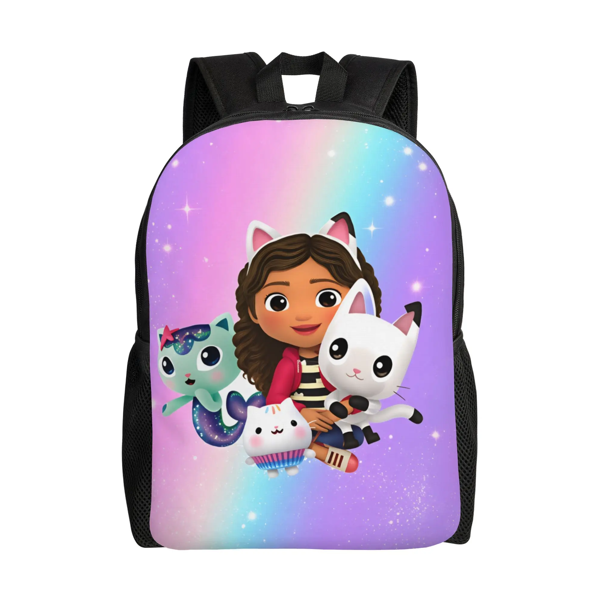 

Gabby's Dollhouse Backpack Teen Big Backpacks Polyester Funny High School Bags University Designer Rucksack