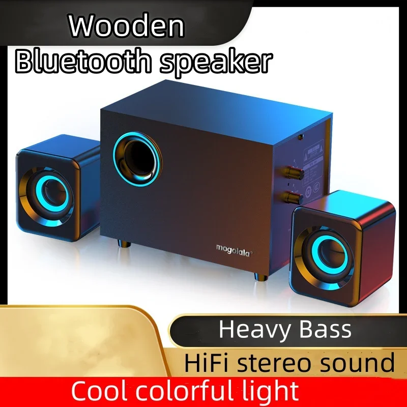 Multi Device Compatibility Subwoofer Bluetooth Speaker HIFI Stereo Surround Music Center Home Speaker Sound System Caixa De Som