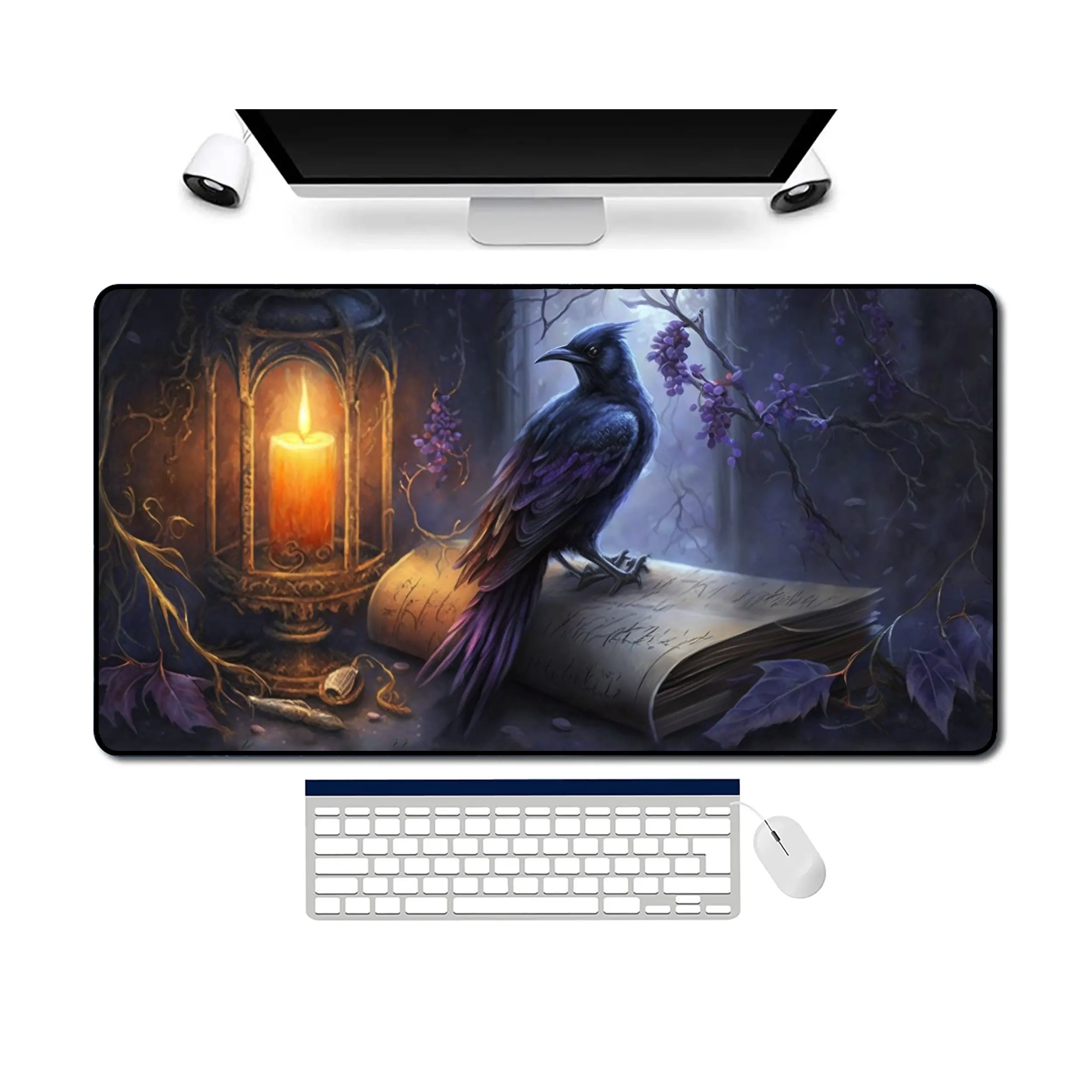 

Retro-style Deskmat,non-slip and Waterproof Gaming Mouse Pad,office and Gaming Desk Decoration Mat,the Perfect Gift for Friends.