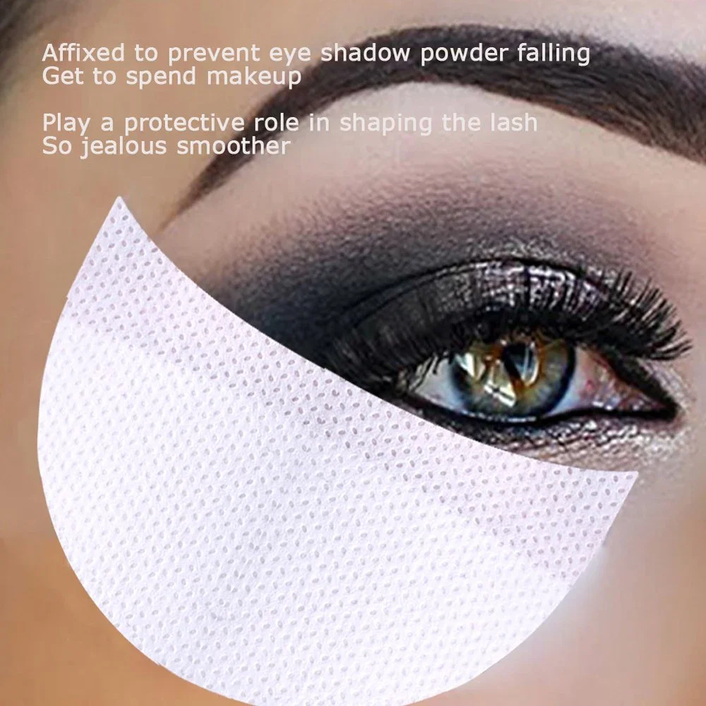 50/100pcs Disposable Eyeliner Under Eye Patches Shield Eyeshadow Shields Eyelash Extensions Pads Protect Pad Lint Free Patch