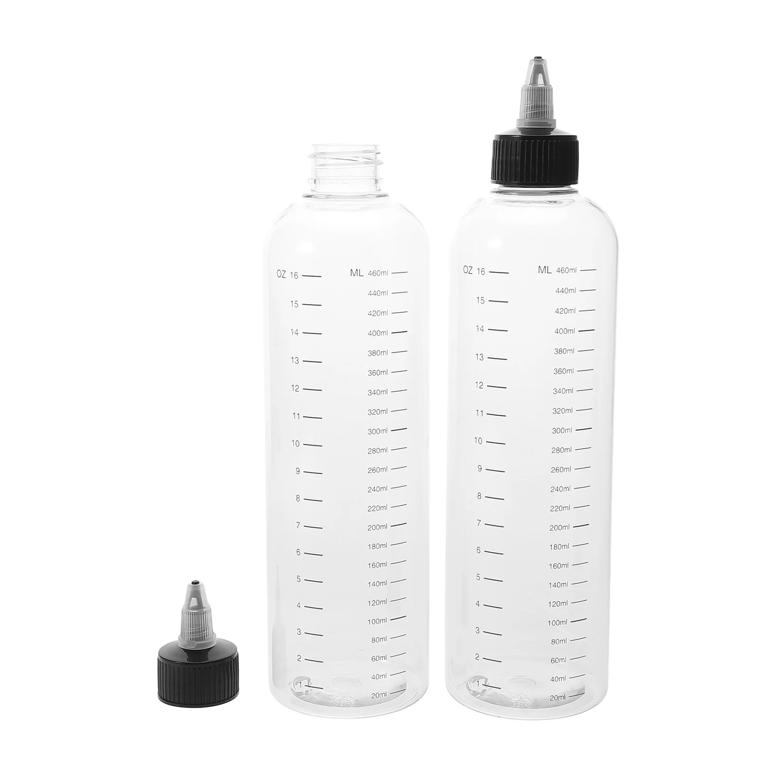 

2 Pcs Hair Dye Bottle Salon in Color Applicator for Scalp Shampoo Squeeze Bottles