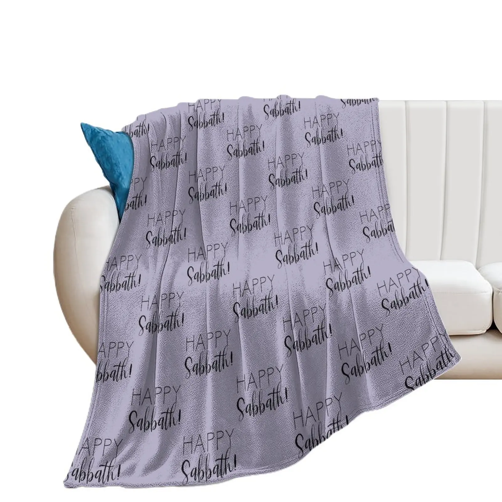 

Happy Sabbath Seventh-Day Adventist Throw Blanket Luxury St Furry for babies Blankets