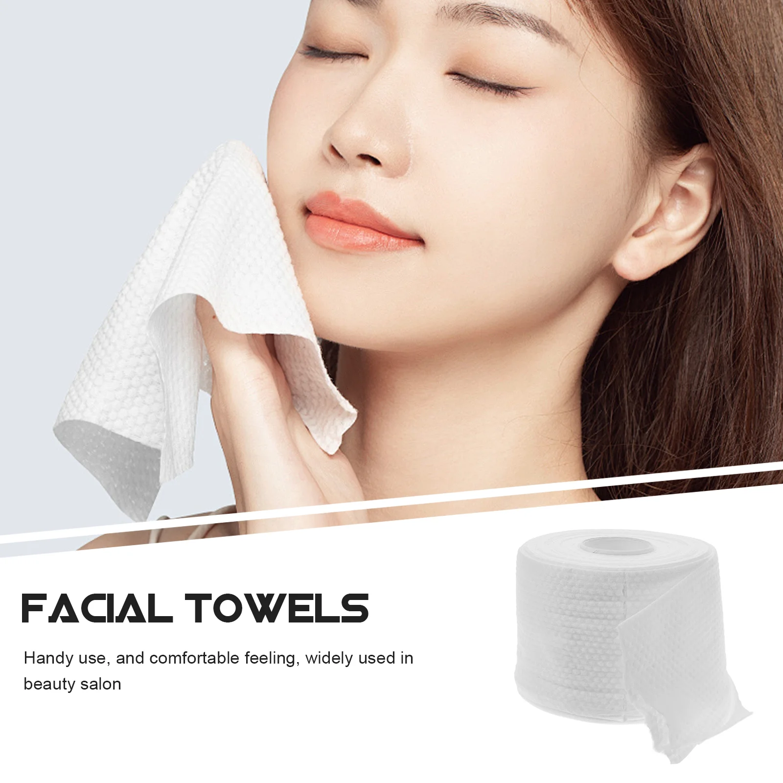 Facial Wipes Medical Gauze Facials Napkins Makeup Remover Pads Towels Wet White Travel