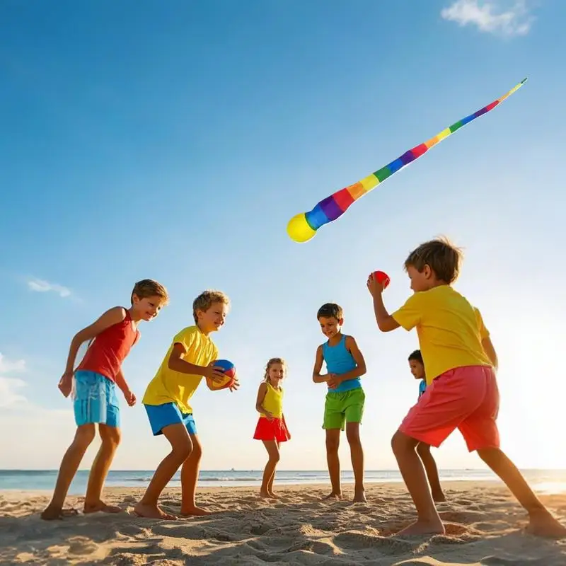 Catch Tail Balls Colorful Tail Balls Set Of 3 Portable Outdoor Activities Beach Game For Baby Shower Graduation
