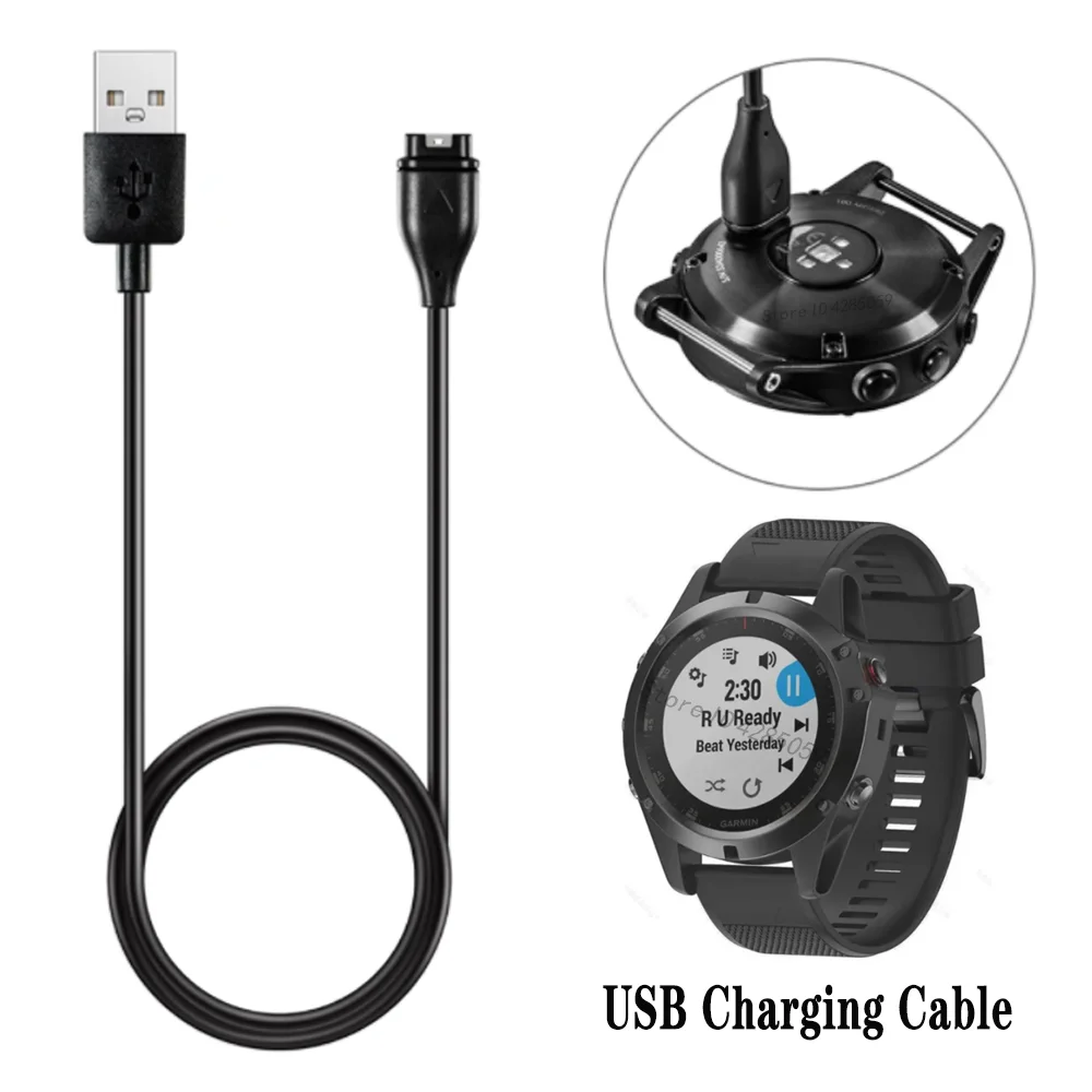 Charger Dock For Garmin Fenix 8 7 7S 7X 5 5S 5X Enduro3 6 6S 6X / Venu 2 2S / Forerunner 245 645 955 Watch USB Charging Stand