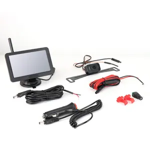 5 Inch TFT Monitor Wireless  Car Rear-View Camera 12-24V