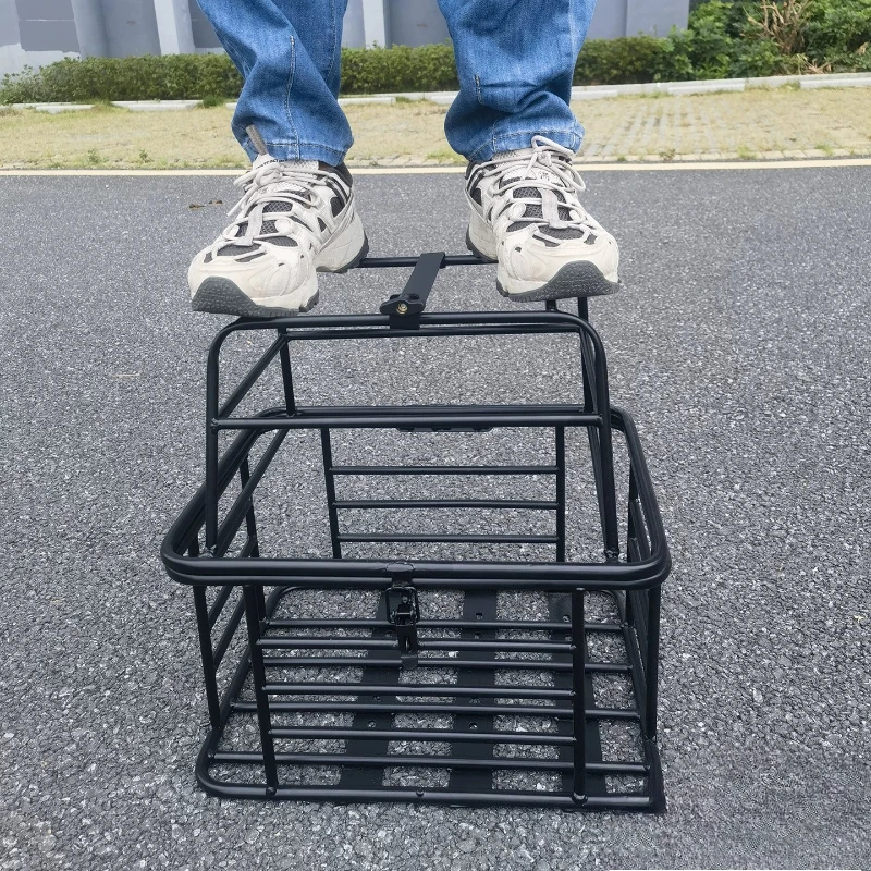 Electric Scooter Dog Basket for Bike Motorbike Pet Carrier for Back Seat Motorcycle Cat Crate Bicycle Front Mounted Dogs Carrier - view 2