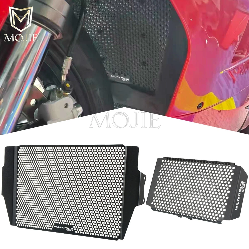 

For Ducati Multistrada 1200 1200S /S/Touring/Sport/Pikes Peak/GT 2010 2011 2012 2013 2014 Motorcycle Radiator Grille Guard Cover
