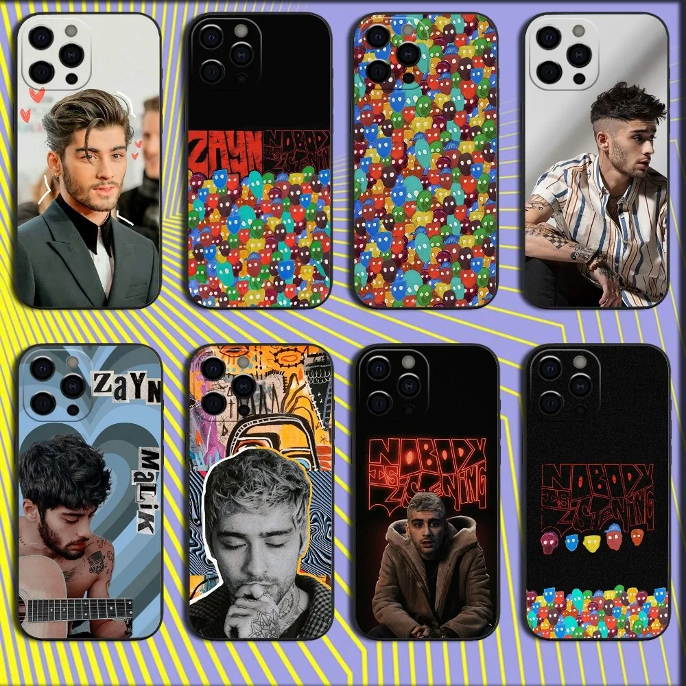 Z-Zayn M-Malik Nobody is listening Phone Case For iPhone 16,15,14,13,12,11,Pro,X,XS,Max,XR,Plus,Mini Soft Black Cover