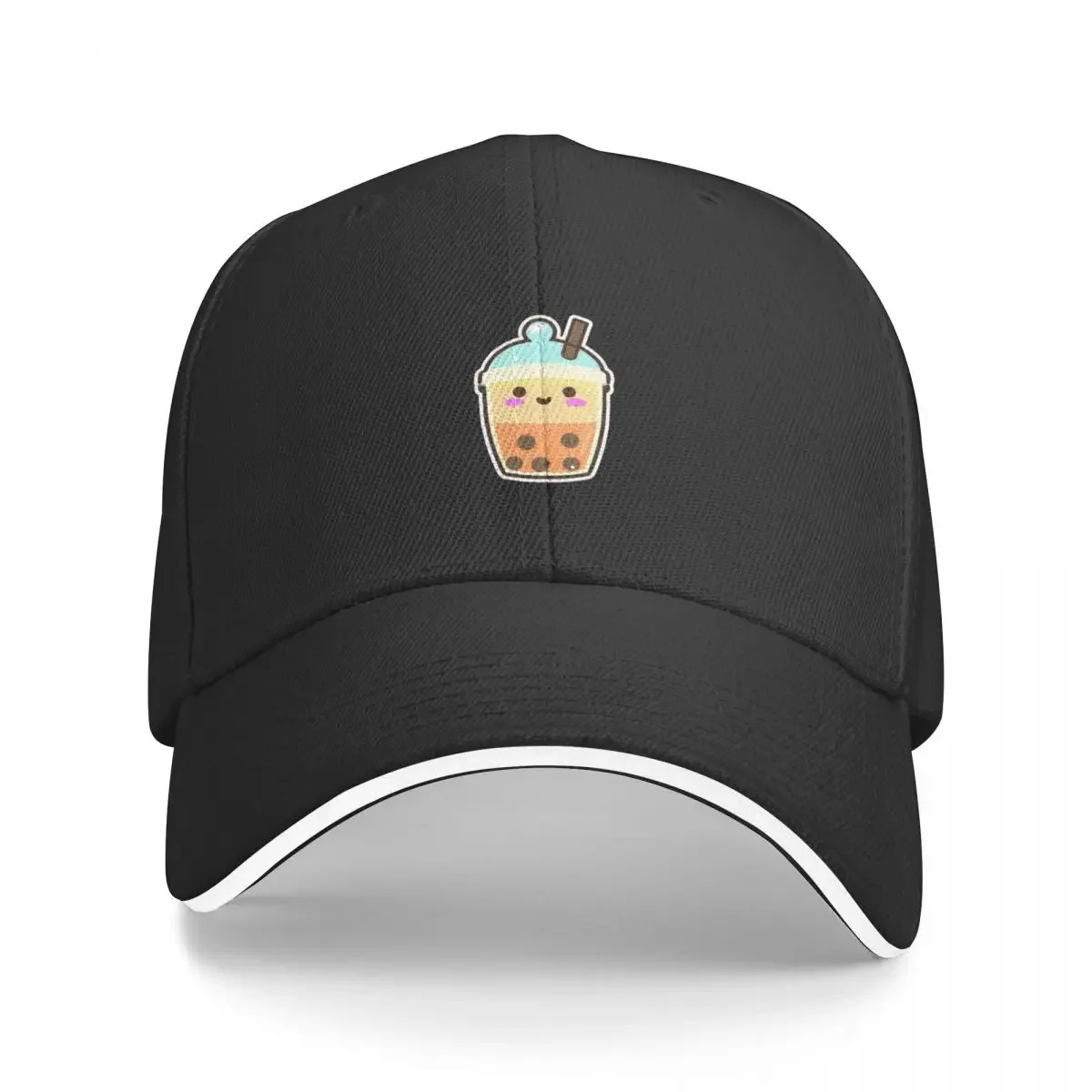 Lindo feliz Kawaii Bubble Tea gorra de béisbol sombrero de fiesta sombrero de hombre sombrero de bola salvaje sombreros de salida de playa mujer hombres