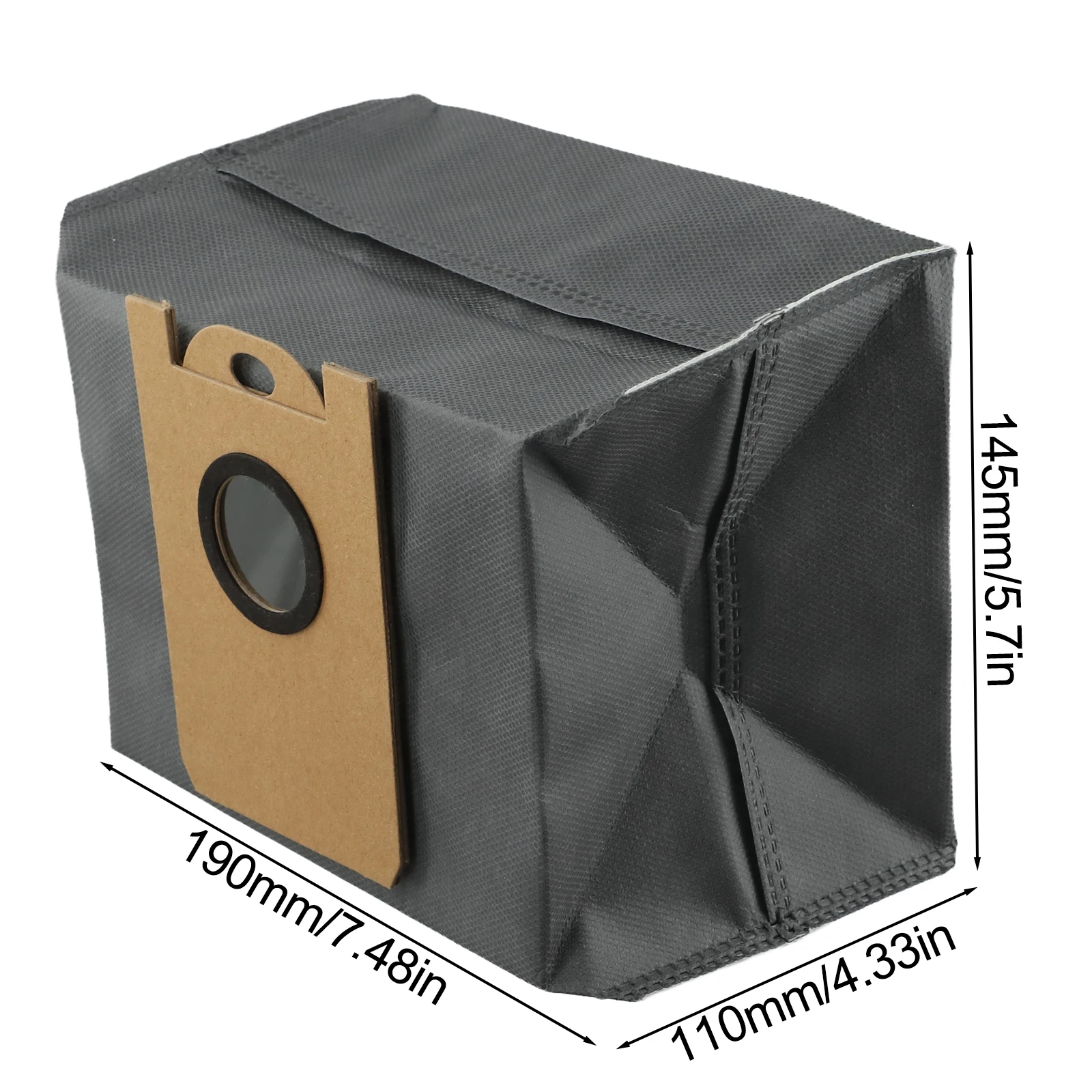 Hybrid Dust Bags Robot Vacuum Bags 99.99 Dirt Capture Four-Stage Filter System Long-Lasting Performance For EUFY LR30