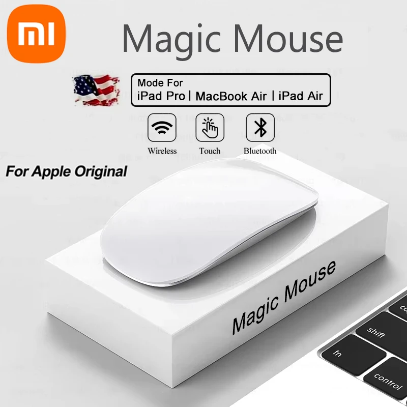 Xiaomi Wireless Mouse Original Multi-Touch Surface Magic Mouse For APPLE Macbook Pro Air Mini Laptop Tablet PC iPad Bluetooth5.0