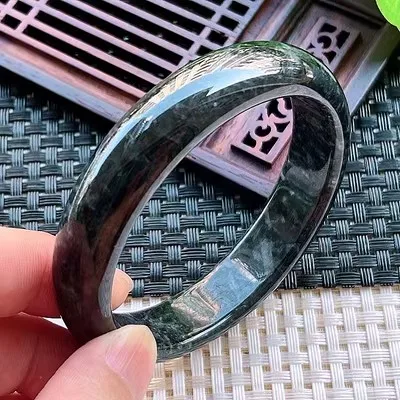 

zheru Jewelry Natural Burma Jade 54mm-62mm bracelet Exquisite Princess bracelet send girlfriend send mom