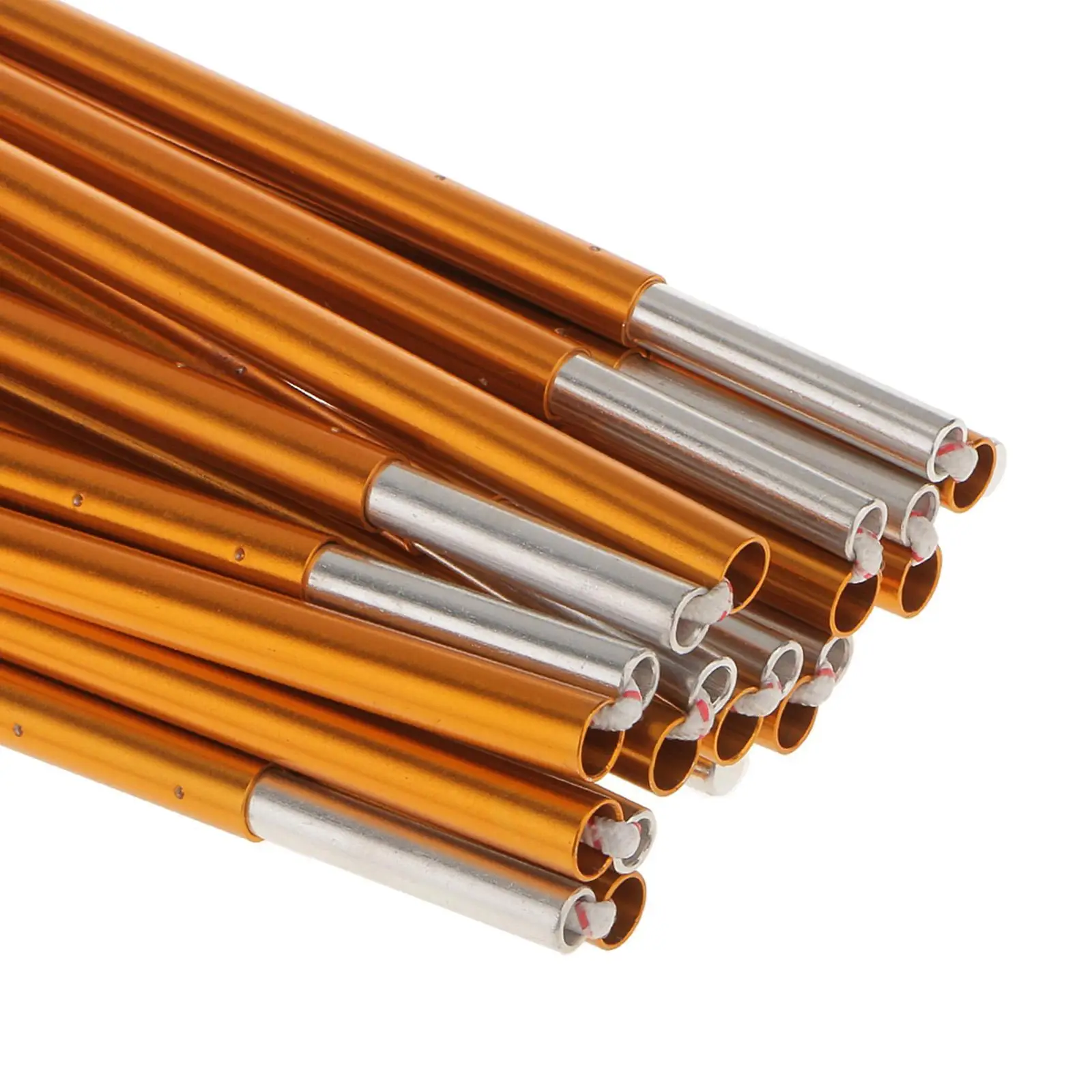 Sırt Çantasıyla Seyahat Tente Çadır Direkleri Bar Seyahat Kamp Mavi 9,5 mm 408 cm