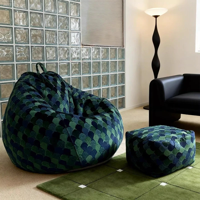 Individual Bean Bag Sofas Chaise Lounge Recamera With Sleep Bean Bag Sofas Modern Recliner Puff Para Sala Rattan Furniture