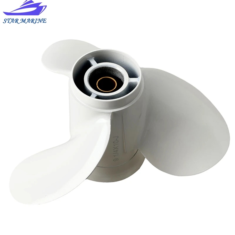 63V-45952-00-EL 9 1/4X10-J Boat Outboard Propeller for Yamaha 9.9HP 15HP Outboard Motor 63V-45952-00-EL Boat Engine Parts