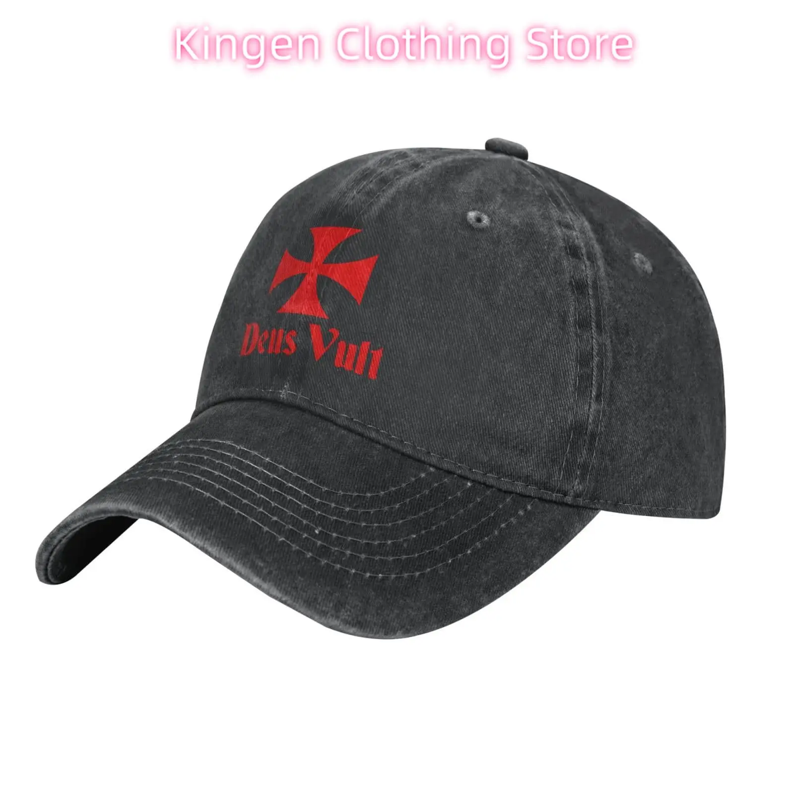 Deus Vult Knights Templar Cross Gorra De Béisbol Golf Papá Sombrero Ajustable Sin Construir para Hombres Mujeres