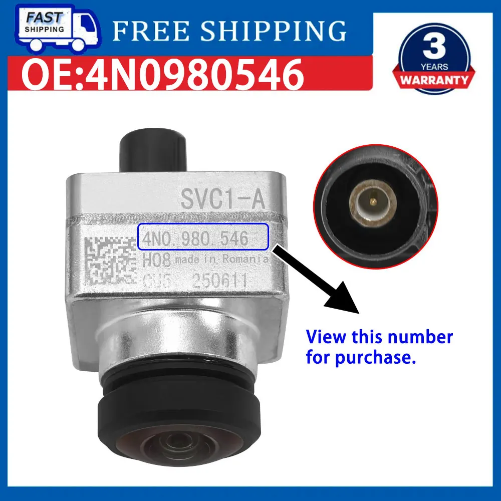 NEW 4N0.980.546 For A6 A7 C8 Q7 Q8 360 Surround View Parking Backup Camera 4N0980546 4N0 980 546 95898054600 Original Chip