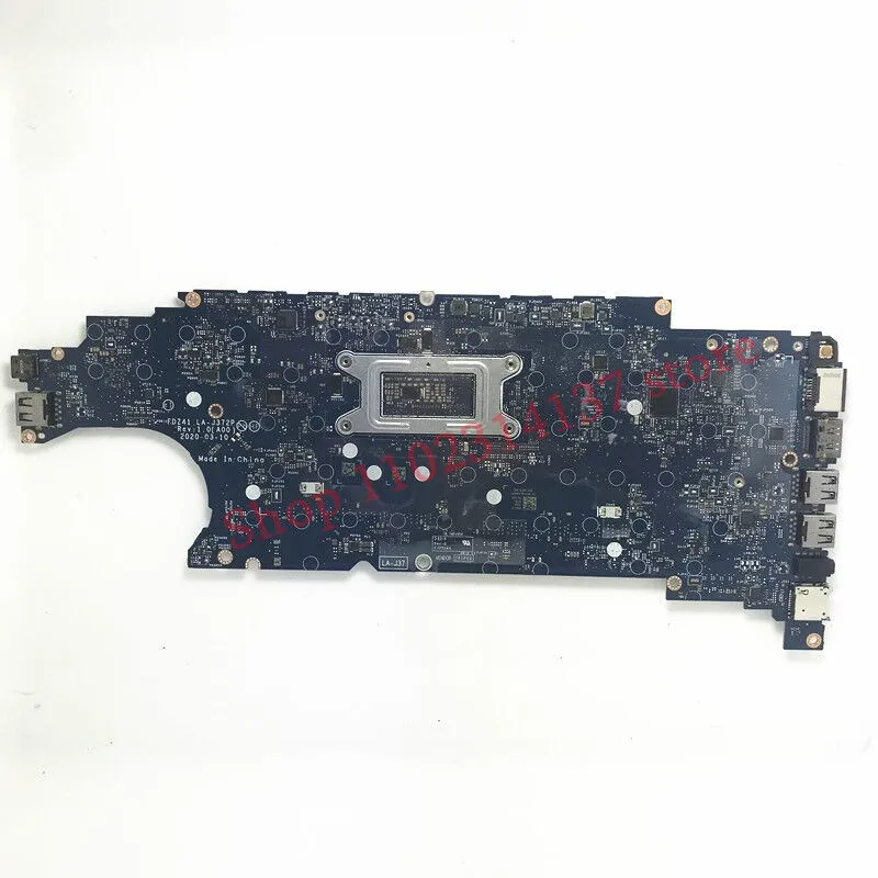 For Dell 5410 CN-067VJ9 067VJ9 67VJ9 With SRGKV I7-10610U CPU FDZ41 LA-J372P Laptop Motherboard 100%Full Tested Working Well