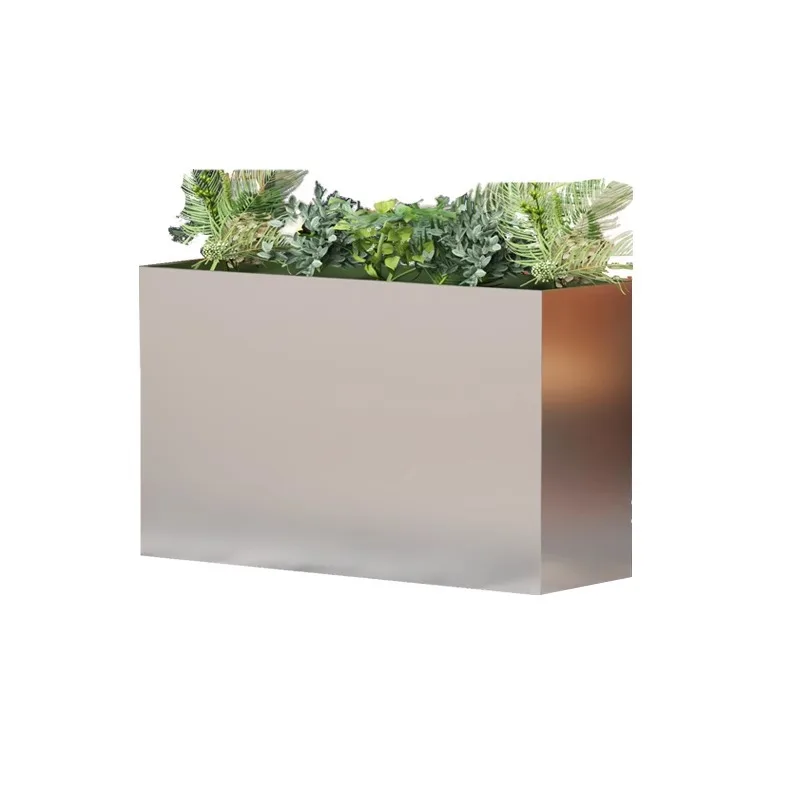 

Outdoor stainless steel flower box Sales department combination Mobile balcony