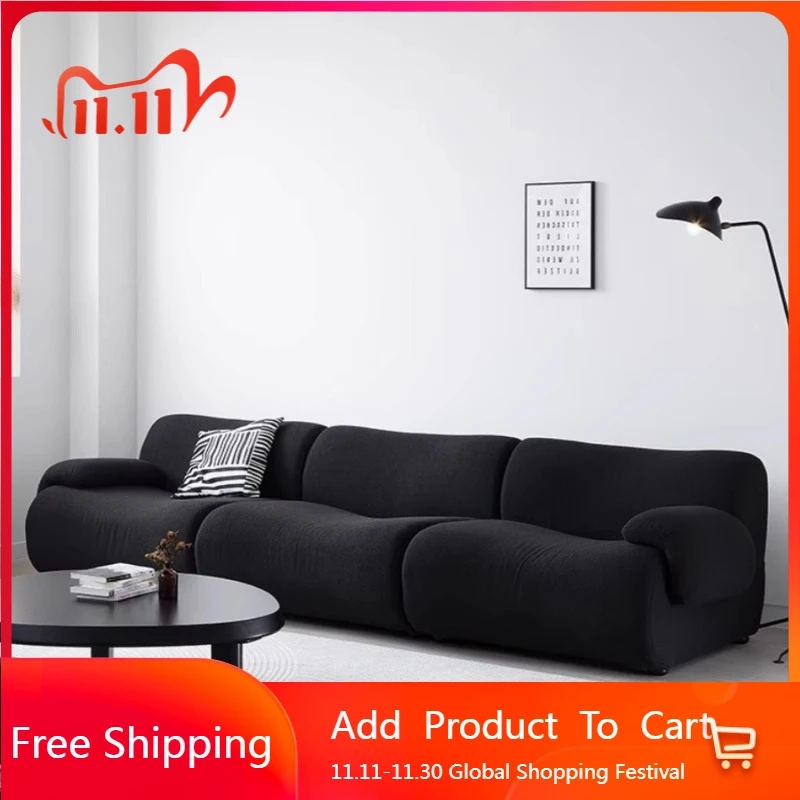 

Create Designer Living Room Sofas Modern Floor Lazy Living Room Sofas Light Luxury Comfortable Nordic Muebles Trendy Furniture