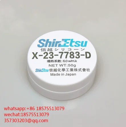 

For Shin-etsu X-23-7783-D Silver LED Thermal Grease Computer Laptop CPU Cooling Silicone Paste 50g 100g 300g 1kg 1 Piece