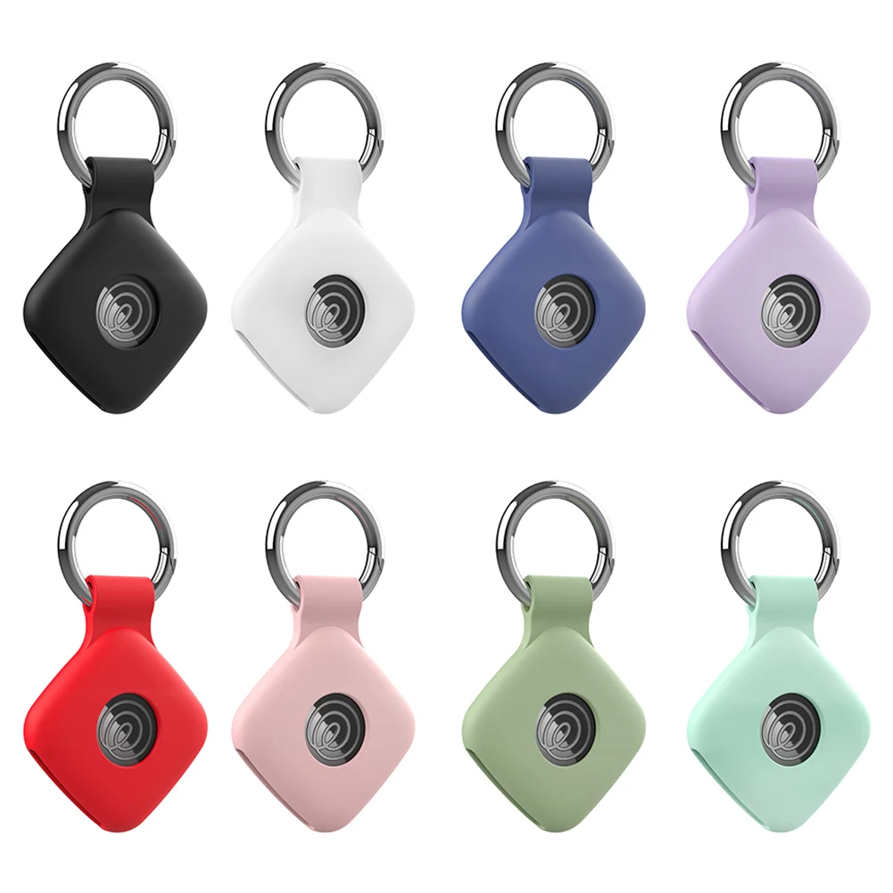 

2 PCS Silicone Case for Tile Mate 2024 2022 Soft Flexible Scratch Resistant Cover with Keychain Holder Case Protective Cover