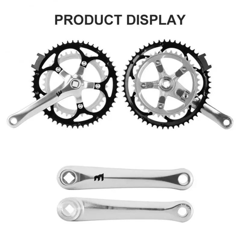 Road Bike Crankset BCD 110mm 8/9 Speed Hole Double Sprockets Cranks Parts Chainwheel Bike Accessories