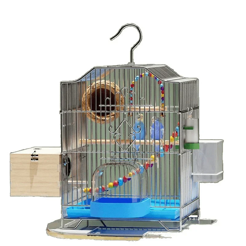 Cockatoo Cage Stainless Steel Villa Large Tiger Bugs Breeding Cage