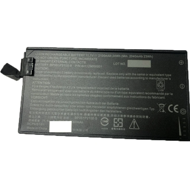 7XINbox BP3S1P2100-S 11.1V 2100mAh 24WH Laptop Battery for Getac V110 Rugged Notebook BP3S1P2100 441129000001 3ICP6/51/61