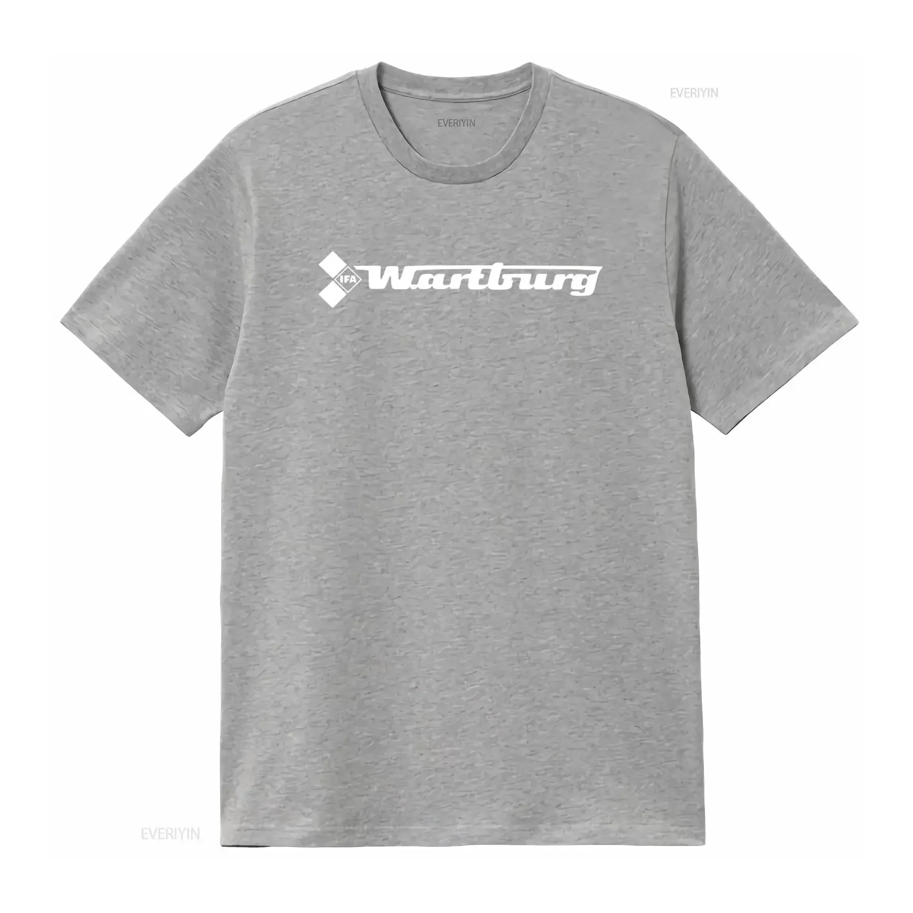 IFA Wartburg Logo Print T Shirt Retro Design for Vintage Car Enthusiasts vintage Washed streetwear Unisex homme Versatile view 3