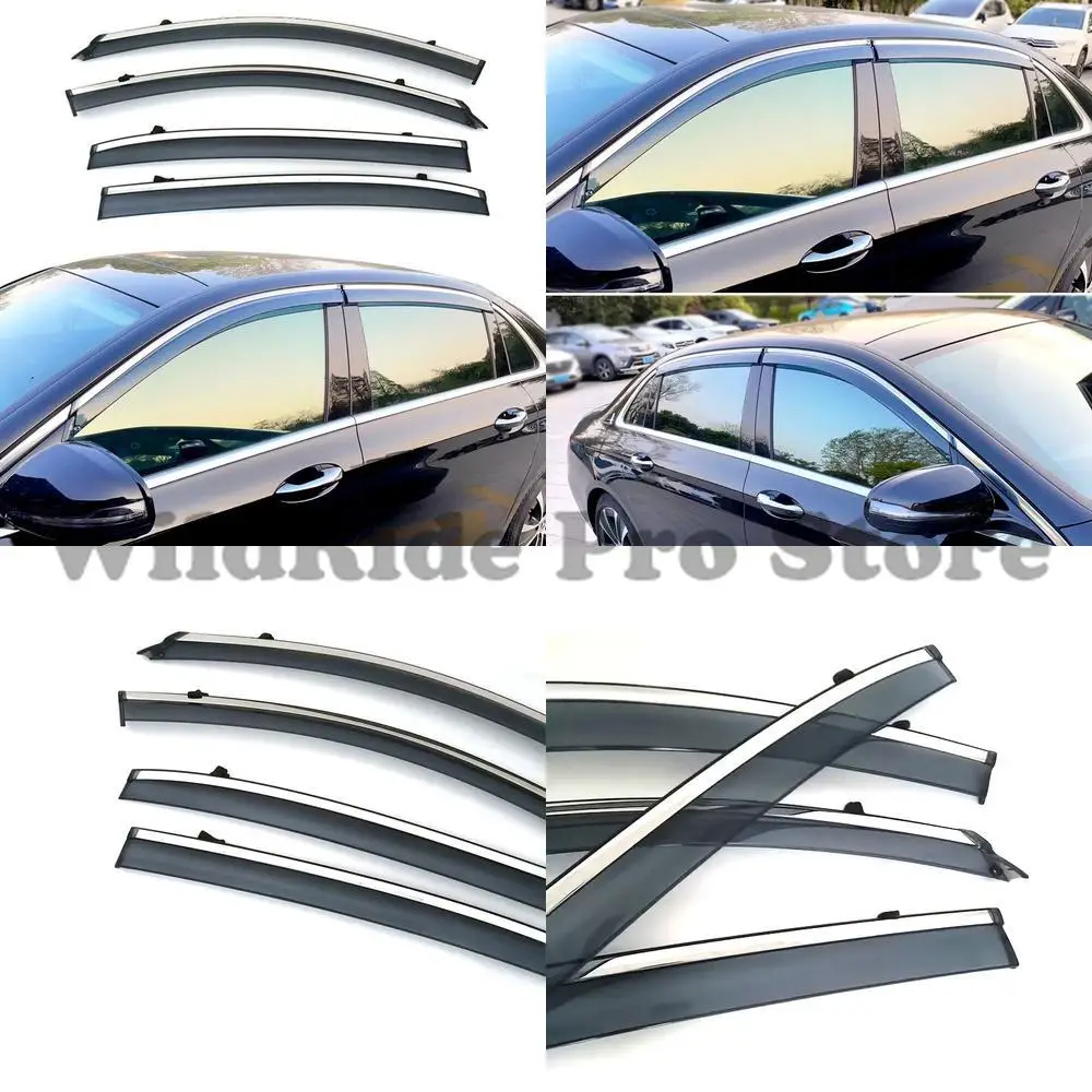 

1 set specifically designed for 2016 2023 Mercedes Benz E300L E200L E320L rain visors window rain guards