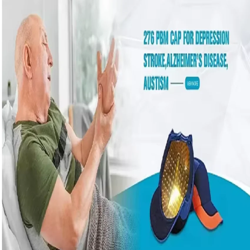 

Шлем для нейромодуляции мозга с красным светом (810 нм и 1070 нм, 26 Вт NIR) для терапии PBM, лечения болезни Паркинсона и Альцгеймера, 1-20000 Гц