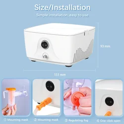 SINOHERO Sound Off Portable Mesh Nebulizer Steaming Devices Health Machine Medical Small Particles Adult Child