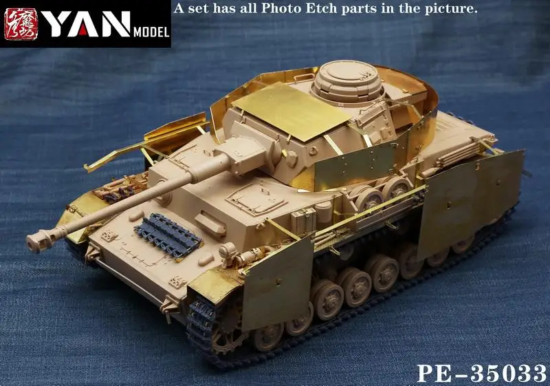 

Yan модель PE-35033 1/35 Pz.Kpfw.IV Ausf.H Комплект деталей для полевой модели Rye 5046