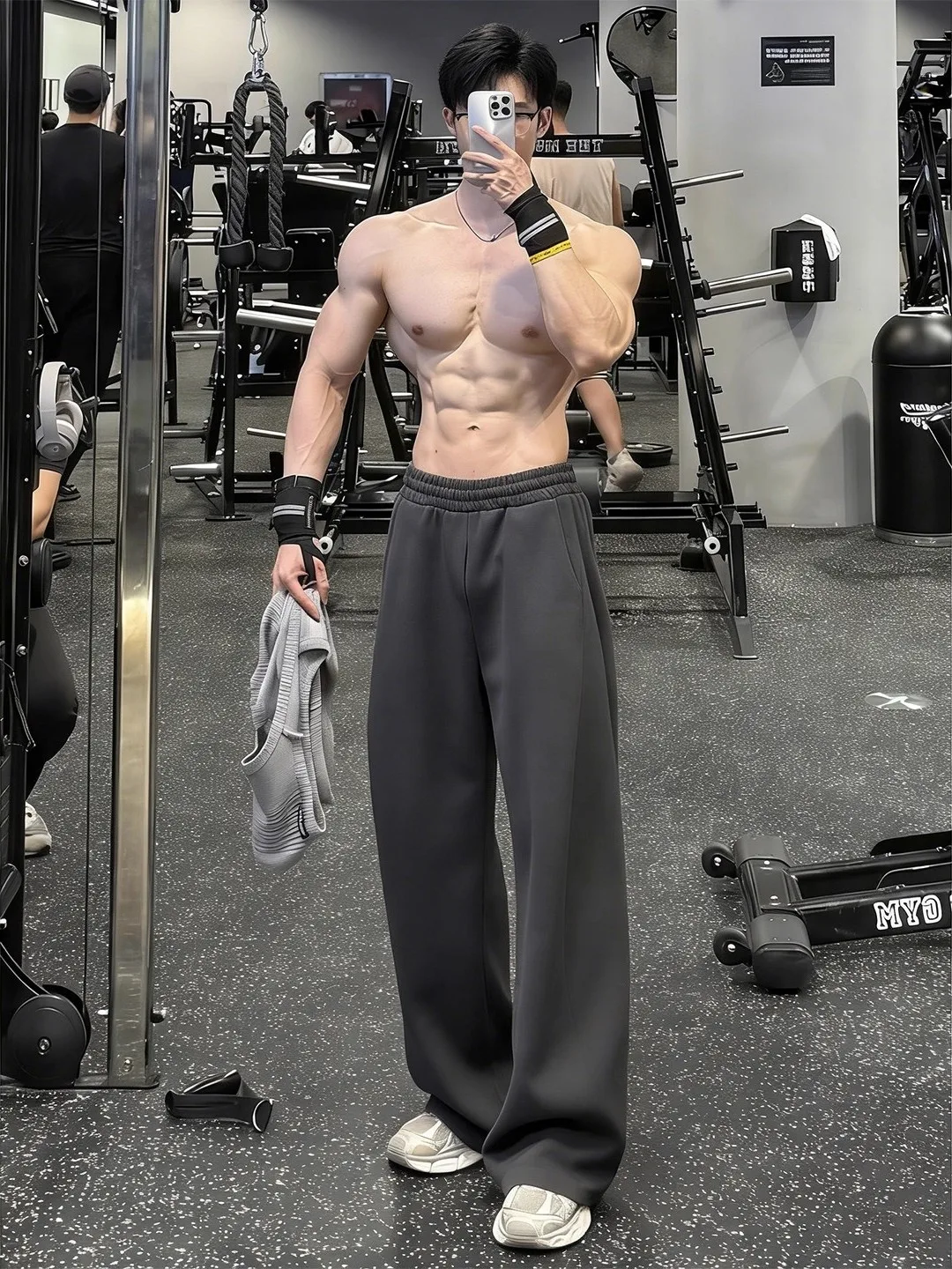 

American Sle Fitn Men's Winter Thiened Fce Casual Knife- Pants Deep ay Straight Leg Warm Comfortable Trousers